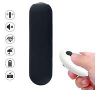 Armony - splash joie vibratore bullet in silicone telecomando 10 vibrazioni 75 x 19 cm nero