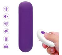 Armony - splash joie vibratore bullet telecomando in silicone 10 vibrazioni 75 x 19 cm viola