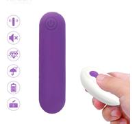 Armony - splash joline vibratore bullet in silicone telecomando 10 vibrazioni 65 x 15 cm viola