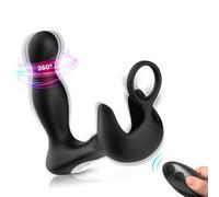 Armony Surround Vibrator Anal & Testicles Stimulator Ring Remote Control Black