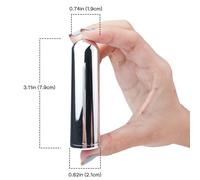 Armony - vibratore bullet argento 2.1 cm x 7.9 cm