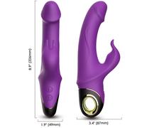 Armony - vibratore dildo meteror rabbit rotator viola