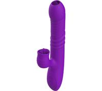 Armony - vibratore fully g spot rabbit con effetto calore stimolante lingua viola