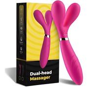 ARMONY - MASSAGGIATORE E VIBRATORE A Y-WAND DOPPIA TESTA FUCSIA
