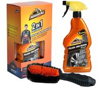 Armor All Pulitore Cerchi 500ml + Spazzola Cerchi Spray Cura Cerchi Alluminio