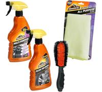 Armor All Set Pulitore-Cerchioni+Scopino Universal-Reiniger+Allzweck-Tuch Auto