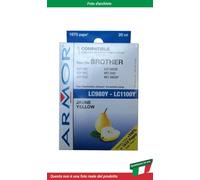 Armor for Brother LC-980 LC-1100 Ink CMYK High Yield Pack of 4