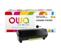 ARMOR - K18133OW - Armor - Toner Compatibile per Lexmark 51B2000 - Nero - 51B2000 - 2.500 pag - ARMK18133 - Conf. da 1 Pz. - K18133OW