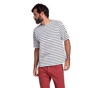 Armor Lux 1527, T-Shirt Uomo, bianco(Blanc (400 Blanc/Navire)), Small (Talla produttore: 2)