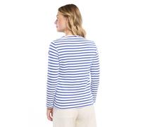 Armor Lux - 4277, T-Shirt da Donna, Manica Lunga, Bianco(Blanc (dw5 Blanc/étoile)), Taglia Produttore: 5