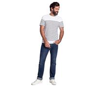 Armor Lux Marinière TEL Héritage Homme T-Shirt, Bianco (400 Blanc/Navire 400), XXX-Large Uomo