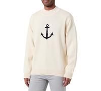 Armor Lux Pull Maglione, Natura/Nave, S Uomo
