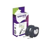 Armor - Nastro Compatibile in Plastica DYMO Letratag (12mmX4mt) - Bianco