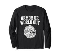 Armor Up World out Pangolin Introverso Salute mentale Maglia a Manica