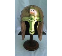 Armor Viking Casco Antico Acciaio Viking Medievale Nasale Casco