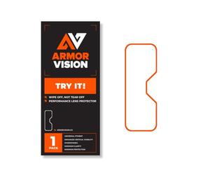 Armor Vision Pellicola protettiva ad alte prestazioni di seconda generazione, pellicola idrofobica per occhiali sportivi, protezione trasparente per la visione