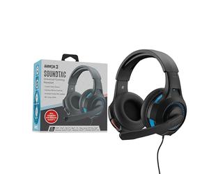 Armor3 SoundTac - Cuffie da gioco universali compatibili con Switch 2/Switch/Xbox Series X|S, PS5, PS4, PC, suono stereo chiaro, cavo da 1,2 m, controllo del volume in linea, supporto audio