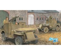 Armored 1/4-ton 4x4 Truck W/.50-cal Machine Gun 1:35 Plastic Model Kit