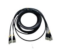 Armored - Ponte in fibra ottica monomodale a 4 core, LC-LC LSZH 350 m