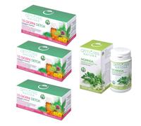 Armores NATURA Kit integratori: 10 giorni Detox (3pz) e Moringa