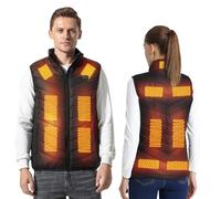 Armorget Gilet Riscaldato, Regolazione Della Temperatura a 3 Livelli, 13 Zone di Riscaldamento, Gilet Riscaldato Ricaricabile via USB, Giacca Riscaldata per Uso Esterno