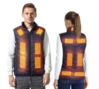 Armorget Gilet Riscaldato, Regolazione Della Temperatura a 3 Livelli, 13 Zone di Riscaldamento, Gilet Riscaldato Ricaricabile via USB, Giacca Riscaldata per Uso Esterno