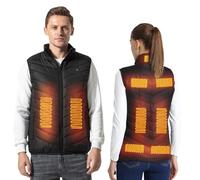 Armorget Gilet Riscaldato, Regolazione Della Temperatura a 3 Livelli, 9 Zone di Riscaldamento, Gilet Riscaldato Ricaricabile via USB, Giacca Riscaldata per Uso Esterno