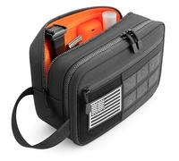 ARMORWERK Borsa da toilette tattica professionale da uomo, con scomparto extra large per bagnati e asciutti, kit Dopp separato, borsa tattica da viaggio Molle, perfetta borsa da viaggio da uomo o kit