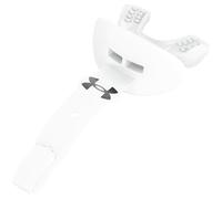 Armour Air Lip Guard Strapped White OSFA