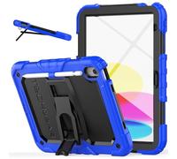 ArmourSHIELD - Custodia integrale per Apple iPad 10a generazione da 11,9 pollici / iPad 10 2022, resistente e antiurto, con supporto pieghevole, pellicola protettiva per lo schermo e portapenne,
