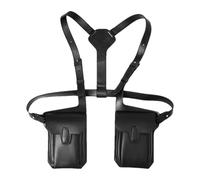 Armpit Bag, Underarm Strap Pouch, Fashion Chest Sling Pack, Adjustable Strap Secure Zipper Closure, Lightweight Discreet Design, Black Compact Size, for Travel, Music Festival