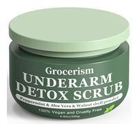 Armpit Detox Scrub 8.8 oz con menta, aloe vera e polvere di guscio di noce, lo scrub per le ascelle aiuta a rimuovere gli odori, pulisce in profondità e esfolia, Adatto per tutto il corpo