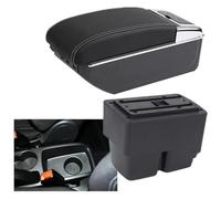 Armrest Box Per Fiesta MK7 2009-2015 2016 2017 Bracciolo Auto Scatola Portaoggetti Per Bracciolo Auto(D White Line 7usb)