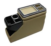 Armrest Box Per Kia Per Canival Vq 2006-2013 Set Sedili Seconda Fila 18 Cm Con Ringhiere Anteriori Bracciolo Business Vano Portaoggetti Centrale(1t Beige)