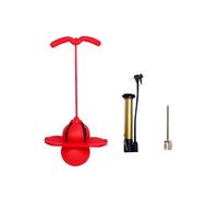 (Armrest Dual-use, Red) Pogo Bouncing Ball with Handle and Ball Pumps Jump Toy Pogo Maximum Load-Bearing 220lb Suitable for Children Adult