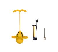 (Armrest Dual-use, Yellow) Pogo Bouncing Ball with Handle and Ball Pumps Jump Toy Pogo Maximum Load-Bearing 220lb Suitable for Children Adult