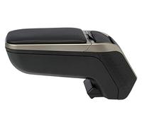 ARMSTER 2 Bracciolo specifico nero/grigio per Dacia Duster (2018-), con vano portaoggetti e pieghevole