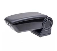rati ARMSTER 3 ARMREST Compatibile con Fiat Grande Punto 2005-2018 Pelle Artificiale Nera
