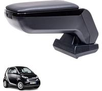 ARMSTER S Bracciolo Adatto per SMART FORTWO 2007-2014 [Nero,Pelle Vegana] Bracci
