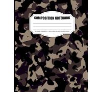 Army Color Composition notebook for Students:: 200 PAGES - 100 SHEETS / 7.5IN X 9.75IN, COLLEGE RULED NOTBOOK. Matte Cover and it Makes a great gift