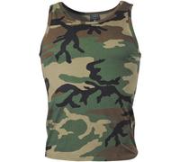 Army Combat Canotta Militare Cadet Hombres Gilet In Cotone Singlet Woodland Camo