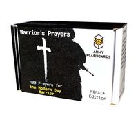 Army Flashcards: Preghiere del guerriero | 100 preghiere per il soldato moderno, marinaio e aviatori | Made in USA