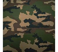 Army France mimetico - tessuto robusto misto di alta qualità con stampo mimetico a tre colori - stoffa al metro