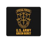 Army Green Beret Special Forces Mousepad Comodo Tappetino per Mouse Portatile Mouse Pad per Computer Accessori Scrivania Ufficio 25X30Cm
