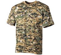 Army Hombres T-Shirt Top Militari Marines Tee Marpat Digital Woodland Camo S-3Xl