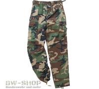 ARMY RANGERHOSE US CARGOHOSE BW FELDHOSE PANTALONI DA LAVORO ESERCITO ARMY...