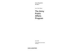 Army Regulation AR 360-1 The Army Public Affairs Program April 2026