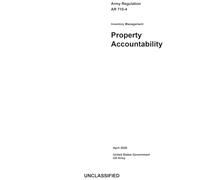 Army Regulation AR 710-4 Inventory Management: Property Accountability April 2026
