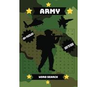 Army Search Puzzle Book: Word Searches with Easy to Read Print about Tactical Military Terms, Army and More | 6x9 inches,110 pages | 50+ Puzzles