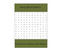 army search word: army search word, brain teaser, entertainment book, activity book, gift for holidays, 110 page, 55 puzzles, 6*9 inches